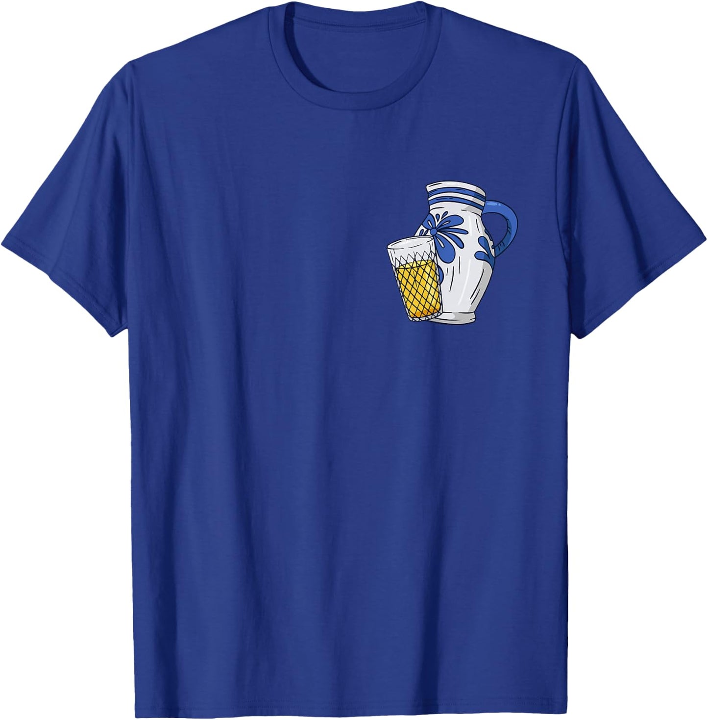 Hessisches Ebbelwoi und Äppler Design Äppelwoi Design für Bembel und Apfelwein Liebhaber , Herren, Schwarz, S, Kurzarm, Klassische Passform, Cartoon-Design 'Äppelwoi' T-Shirt - T-Shirt | Royal