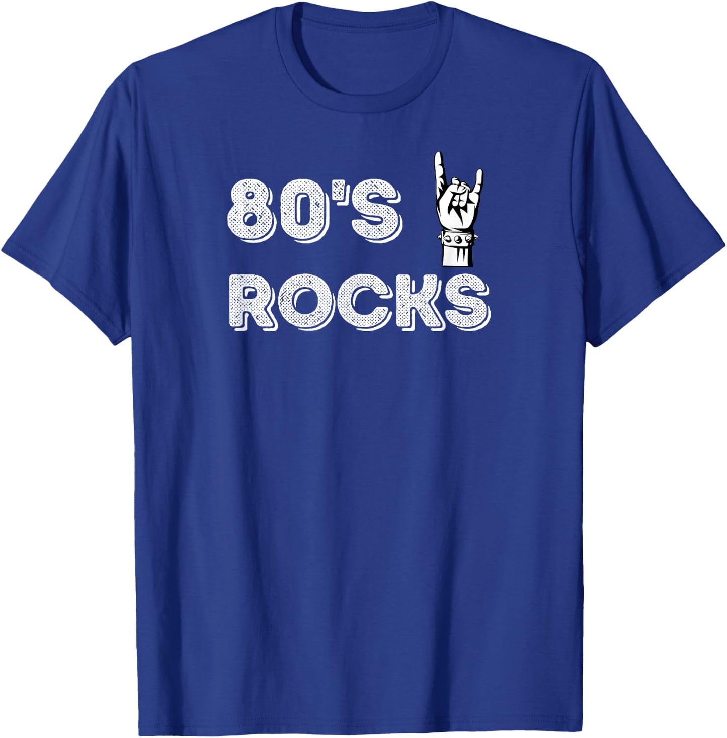 80's Rocks Vintage Rock And Roll T-Shirt - T-Shirt | Royal