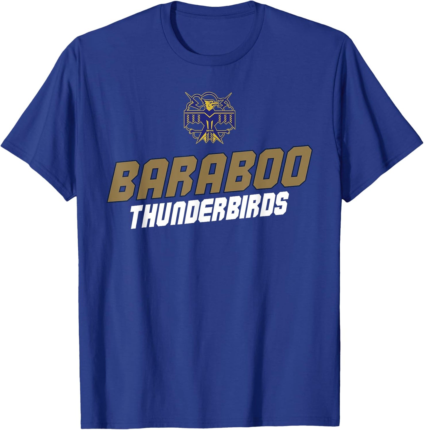 Baraboo High School Thunderbirds T-Shirt - T-Shirt | Royal