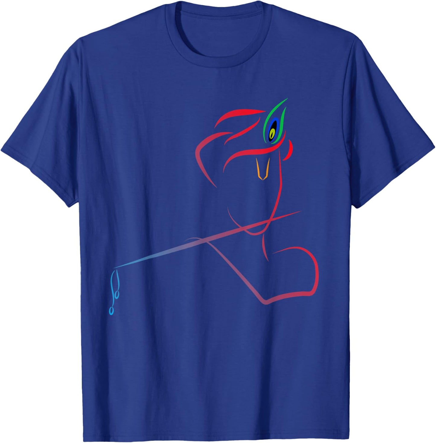 Lord Sri Krishna Designed T-Shirt - T-Shirt | Royal