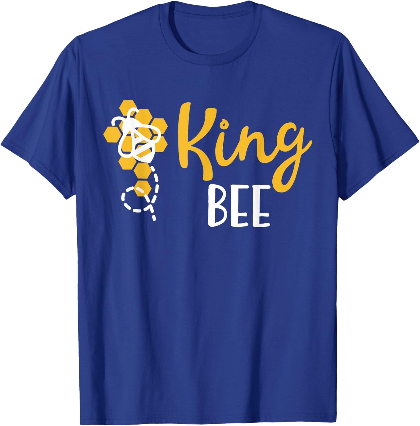 King Bee Family Matching Funny King Bee Hive T-Shirt - T-Shirt | Royal