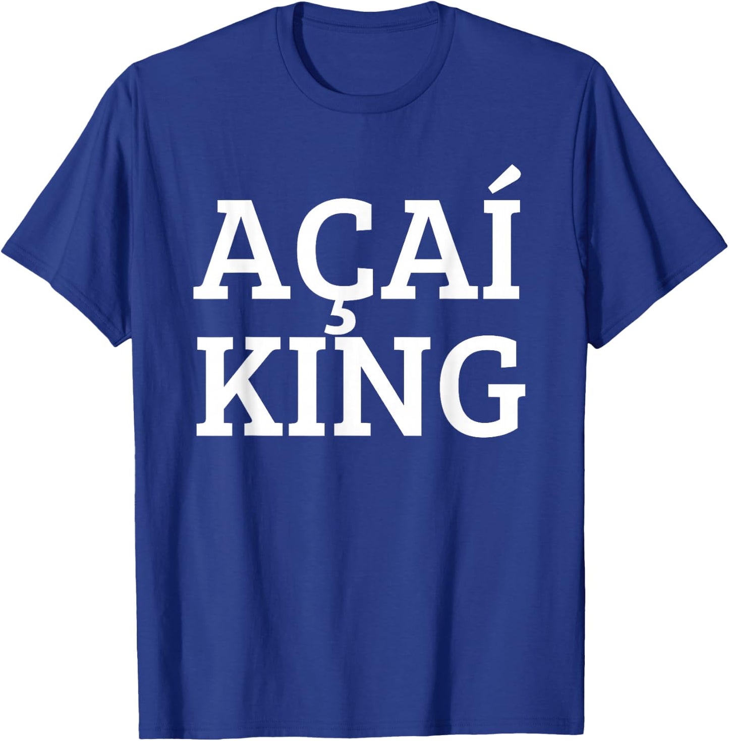 Funny Acai Berry Bowl King Superfood Smoothie Boys T-Shirt - T-Shirt | Royal