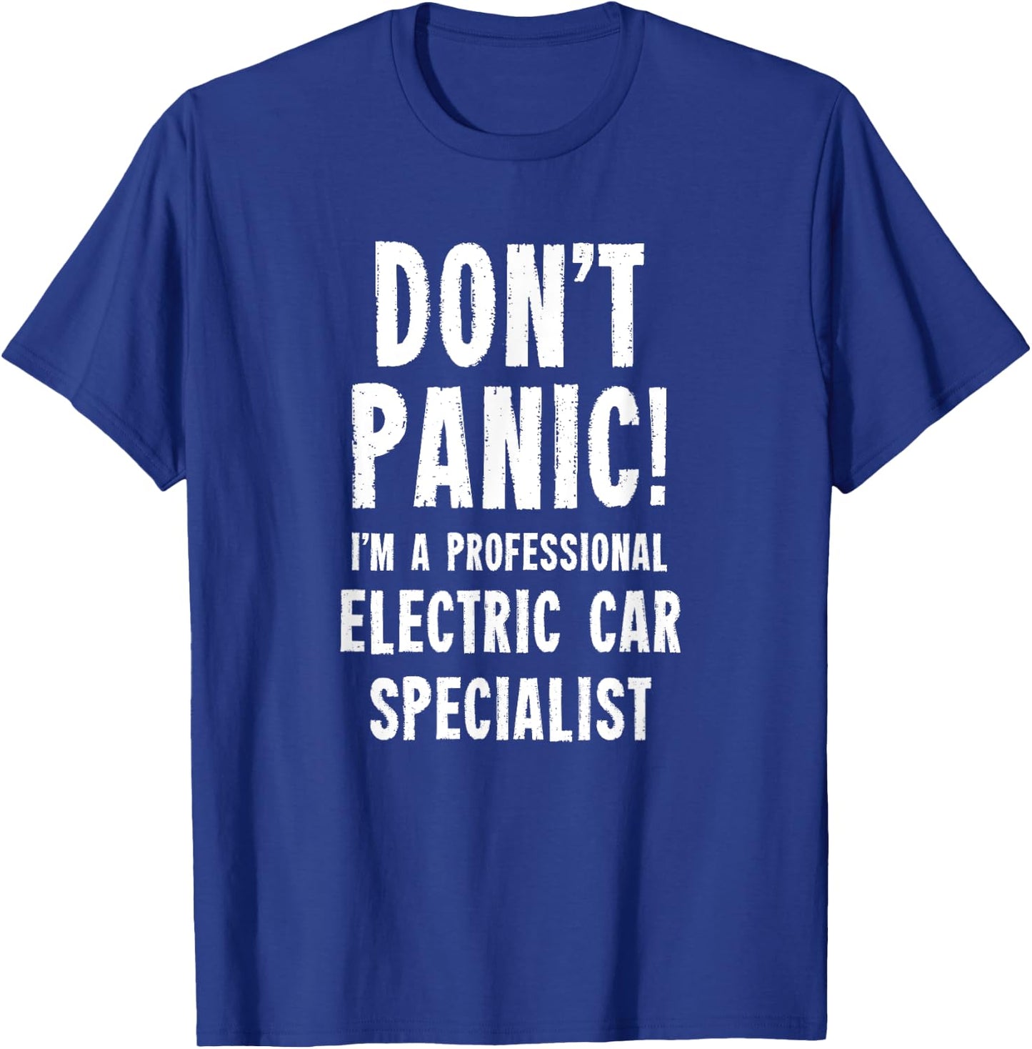 Electric Car Specialist , Black, S T-Shirt - T-Shirt | Royal