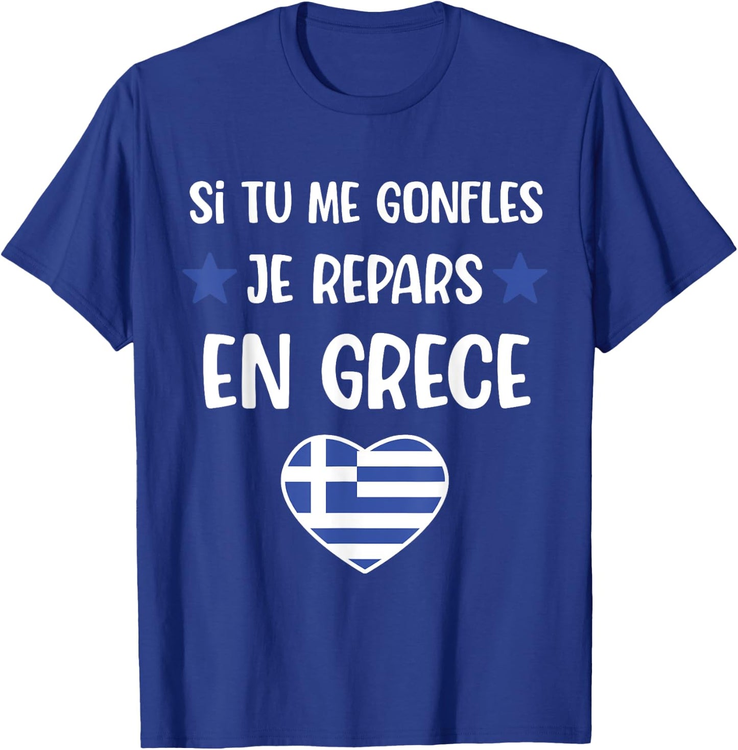 If you swell me I leave to Greece gift Greek humor T-Shirt - T-Shirt | Royal
