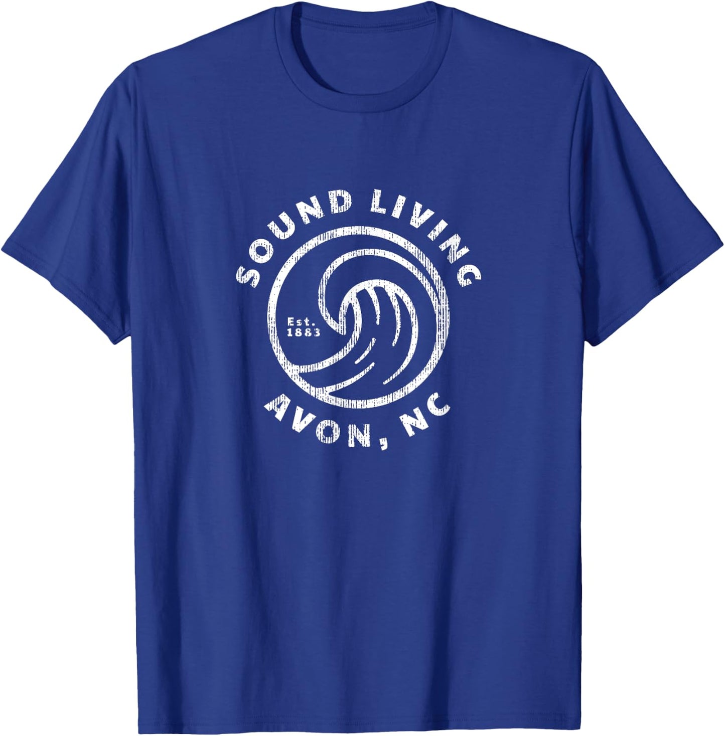 Sound Living Avon NC Outer Banks North Carolina T-Shirt - T-Shirt | Royal