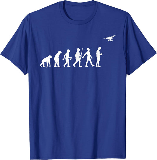 Funny Drone Pilot Design Men Women RC Flight Drone Operator Small T-Shirt - T-Shirt | Royal