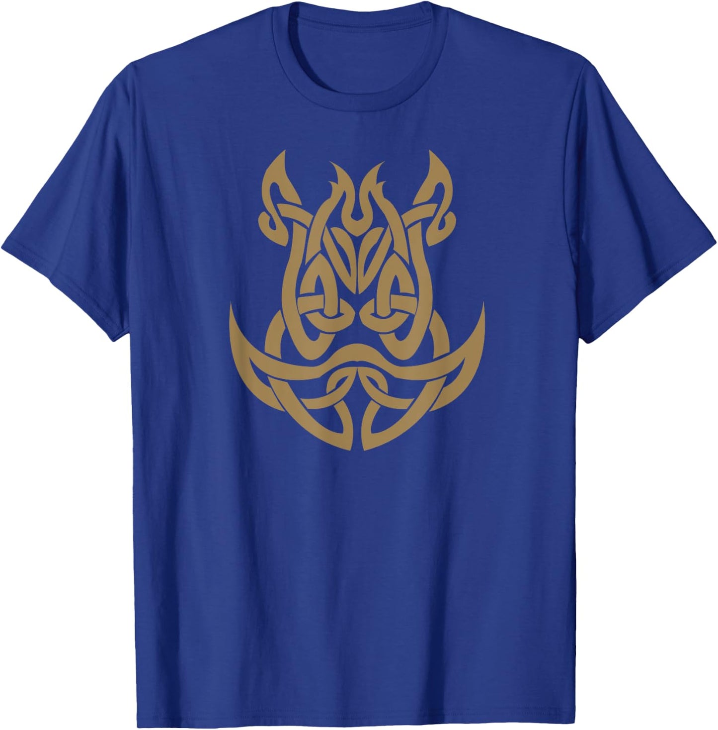 Celtic Symbol Boar Face Forest Animal Celtic Knots Art T-Shirt - T-Shirt | Royal