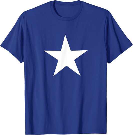White Star on Front T-Shirt - T-Shirt | Royal