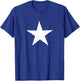 White Star on Front T-Shirt - T-Shirt | Royal