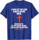 Psalms 16:8 Bible Verses Scripture T-Shirt - T-Shirt | Royal