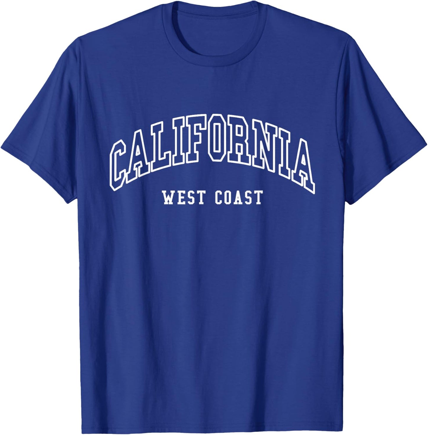 California - West Coast - Throwback Design - Classic T-Shirt - T-Shirt | Royal