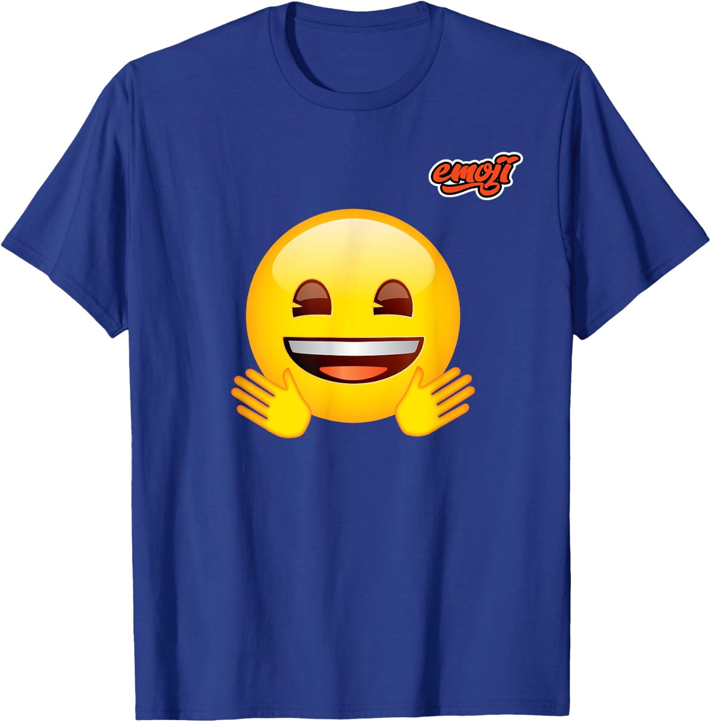 excité visage heureux Brillant T-Shirt - T-Shirt | Royal