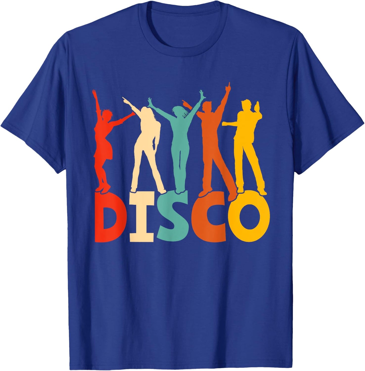 Disco 70s Disco Themed Vintage Dancing T-Shirt - T-Shirt | Royal