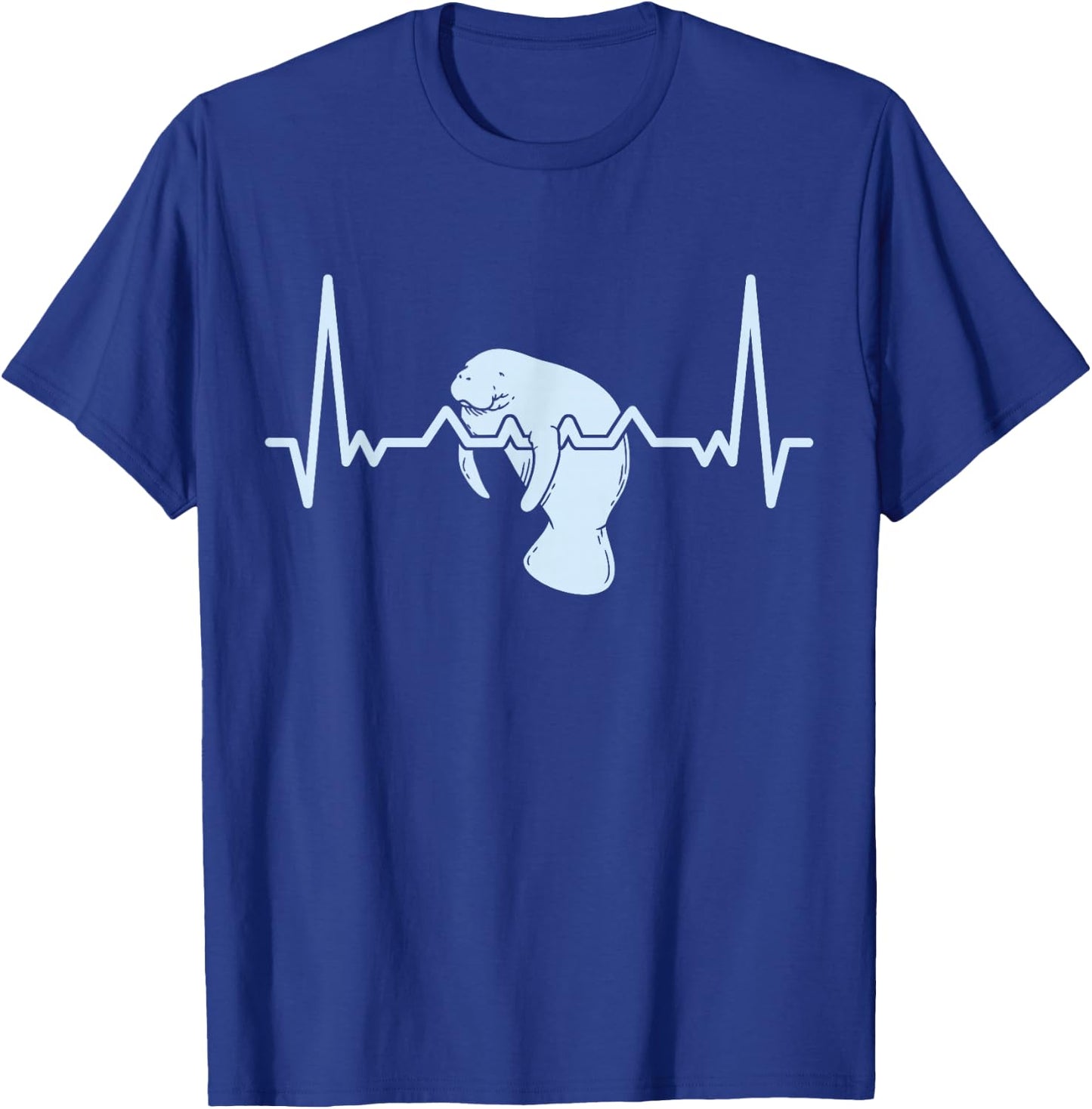 Manatee I Heartbeat I Love Manatees I Manatee T-Shirt - T-Shirt | Royal