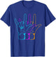 American Sign Language I Love You ASL T-Shirt - T-Shirt | Royal