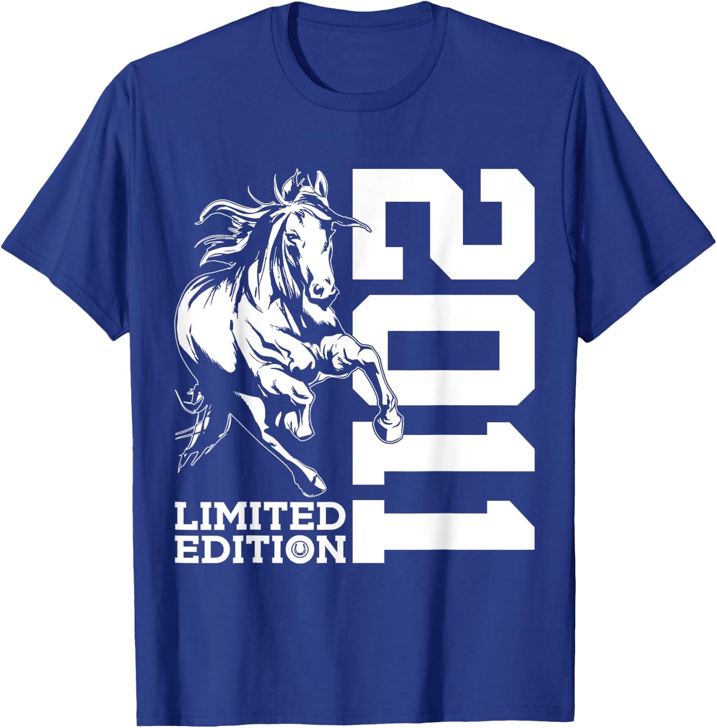 Riding 14th Birthday Horse Limited Edition 2011 Rider T-Shirt - T-Shirt | Royal