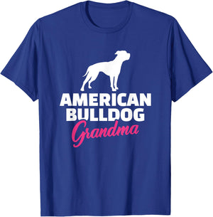 American Bulldog Grandma Women T-Shirt - T-Shirt | Royal