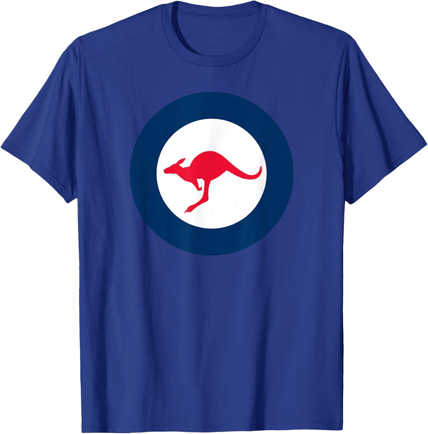 RAAF Style Round Air Force Style Symbol T-Shirt - T-Shirt | Royal