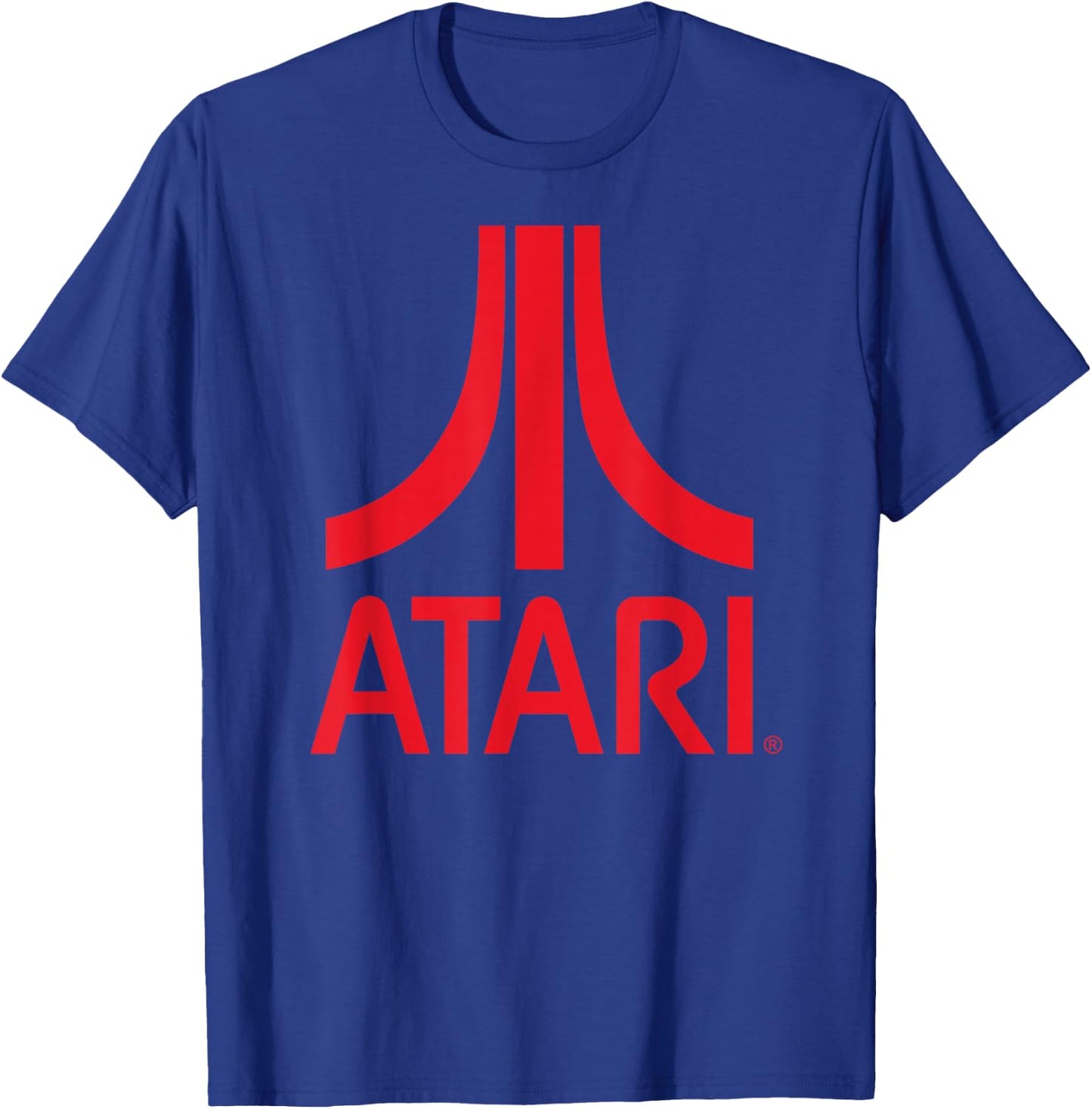 Atari Games Red Retro Vintage Gaming Fun Arcade Look , blue T-Shirt - T-Shirt | Royal