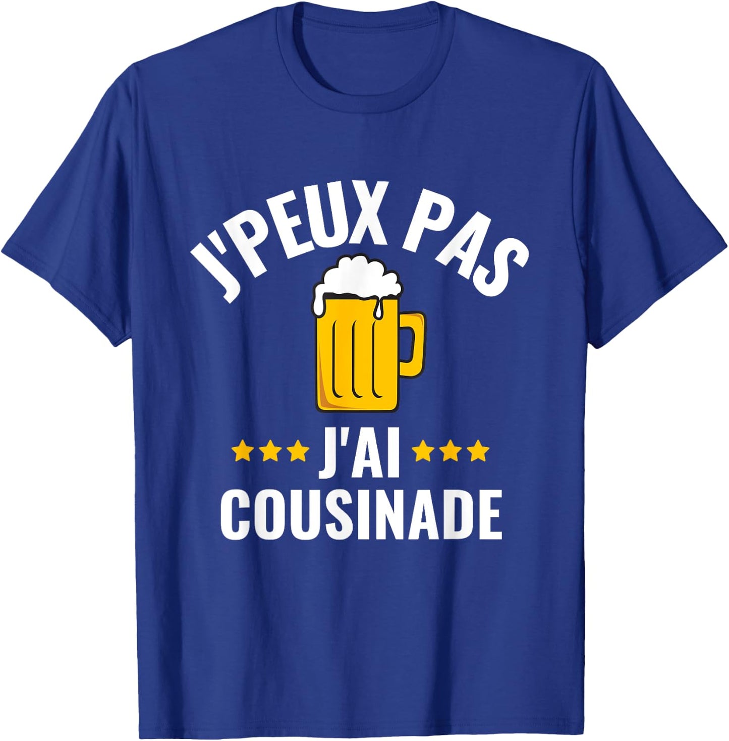 J'peux Pas J'ai Cousinade Funny Cousines , Black, S T-Shirt - T-Shirt | Royal