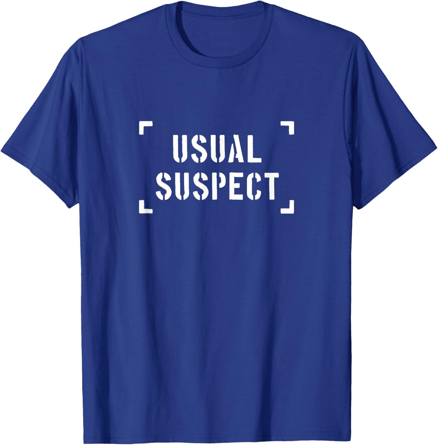 Funny Usual Suspect T-Shirt - T-Shirt | Royal