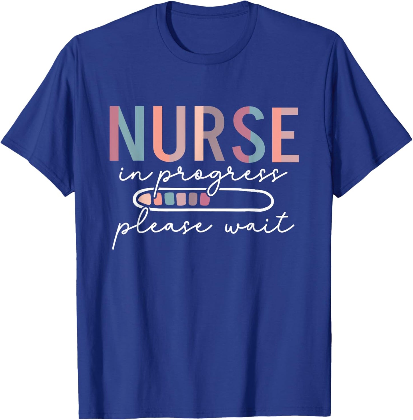 Funny Nursing student Nurse Appreciation Black Modern Classic Lace Embellished Nurse Graduation - Female, -Adults, Small T-Shirt - T-Shirt | Royal