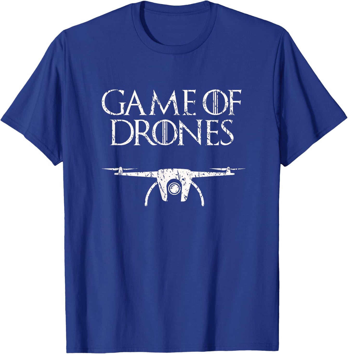 Game of Drones (distressed) T-Shirt - T-Shirt | Royal