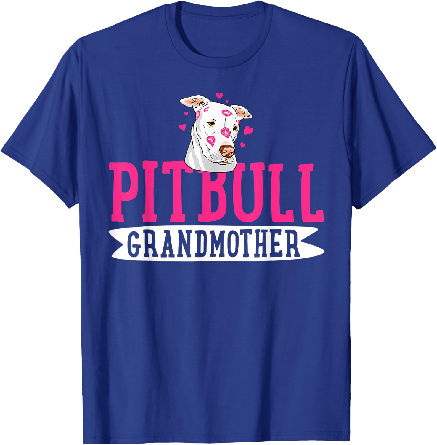 Pitbull Grandmother Pit Bull Terrier Dog Pibble Mother's Day Women Kids T-Shirt - T-Shirt | Royal