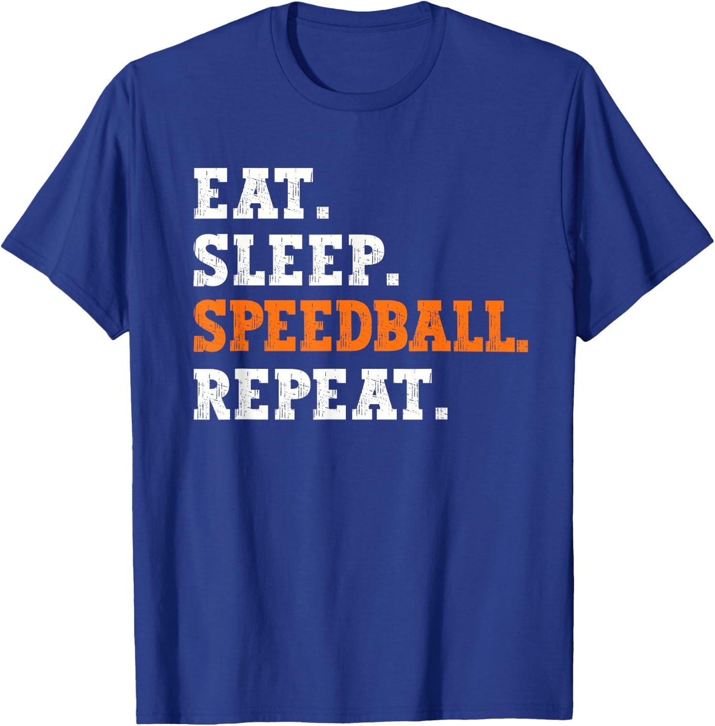 Eat Sleep Speedball Repeat Design Sports Enthusiast Apparel T-Shirt - T-Shirt | Royal