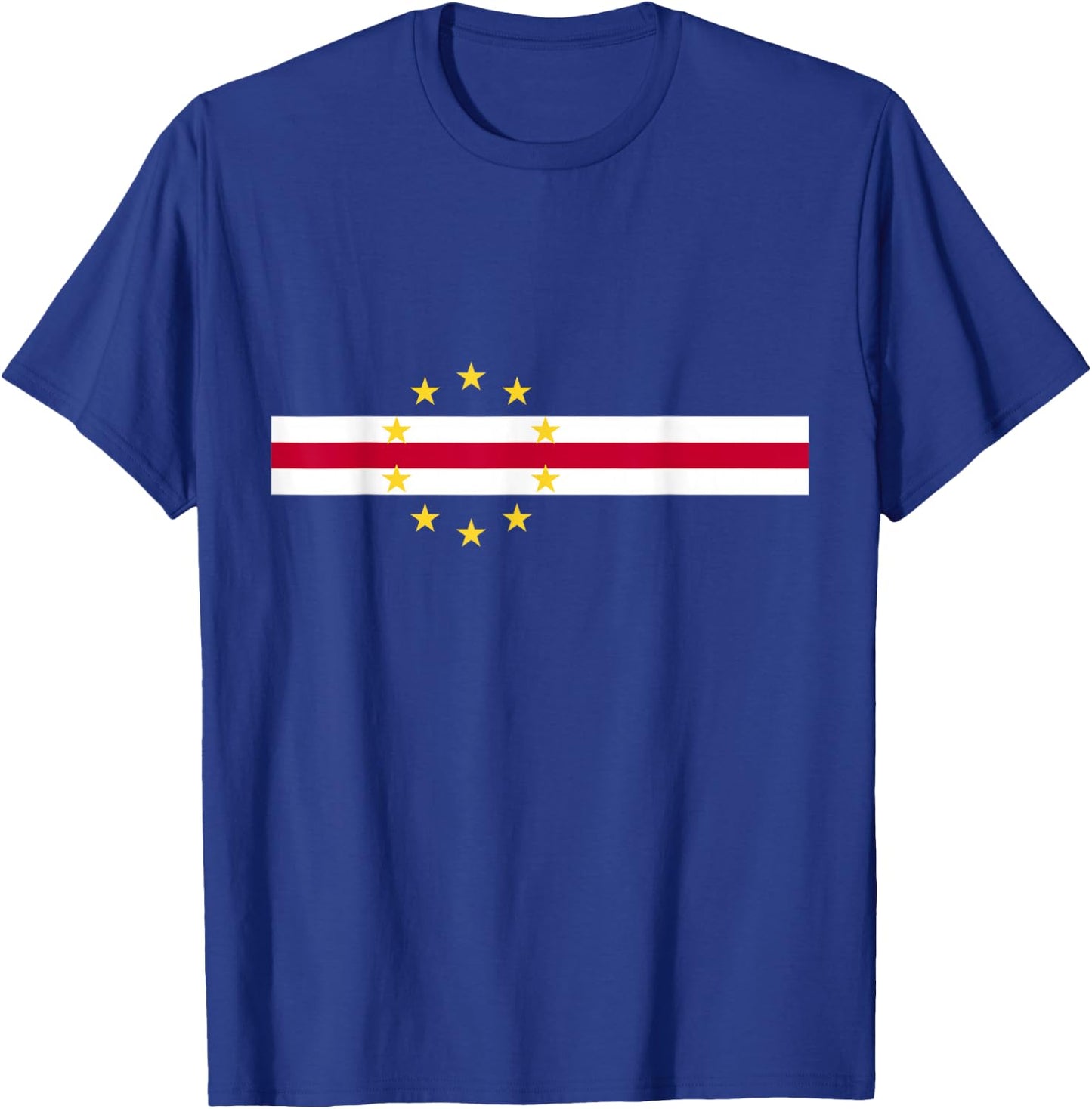 Cape Verde Flag Fans Proud Cabo Verde Supporters T-Shirt - T-Shirt | Royal