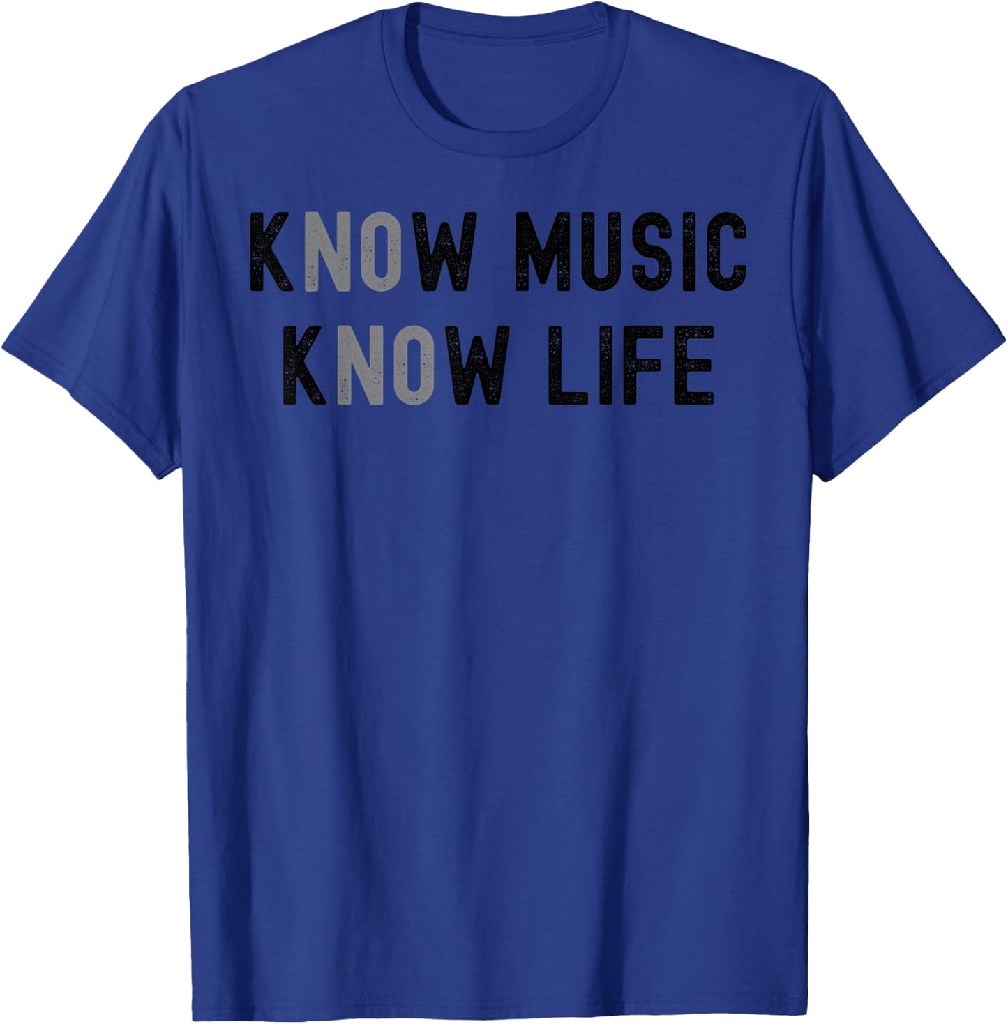 No Music No Life T-Shirt - T-Shirt | Royal