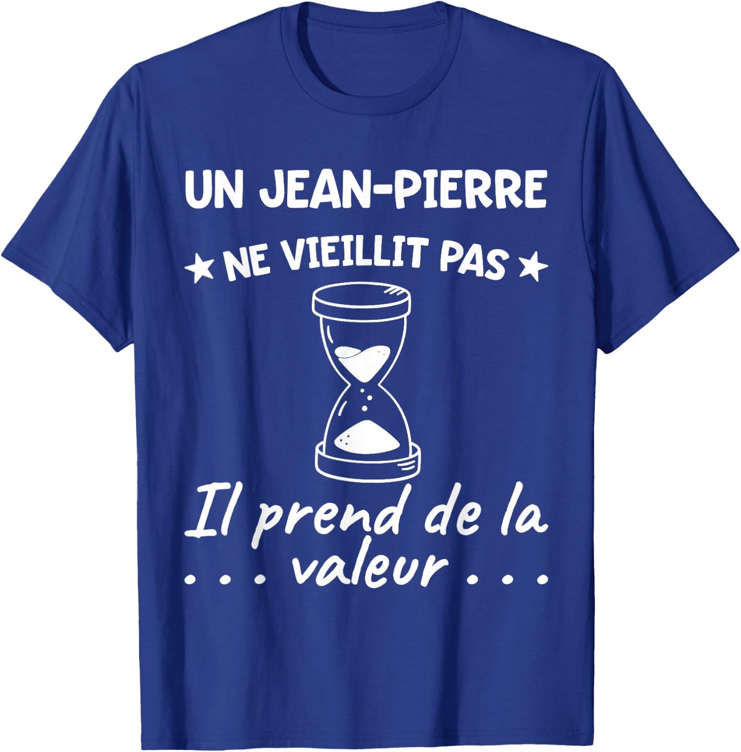 Jean-Pierre Valeur | Birthday Funny Funny Dad Father , Black, S T-Shirt - T-Shirt | Royal
