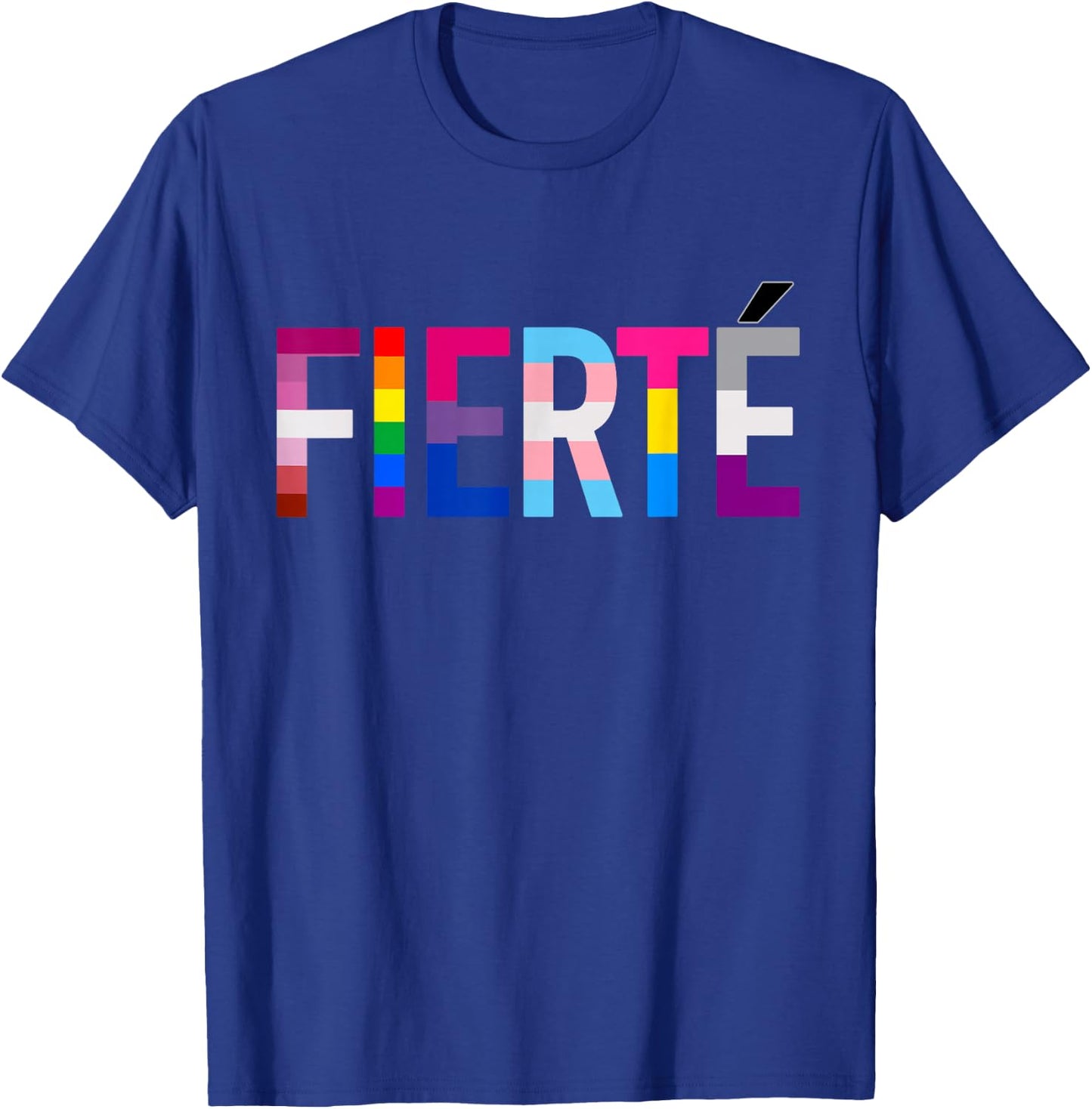 LGBT Pride Flag Rainbow Gay Lesbian , Black, S T-Shirt - T-Shirt | Royal