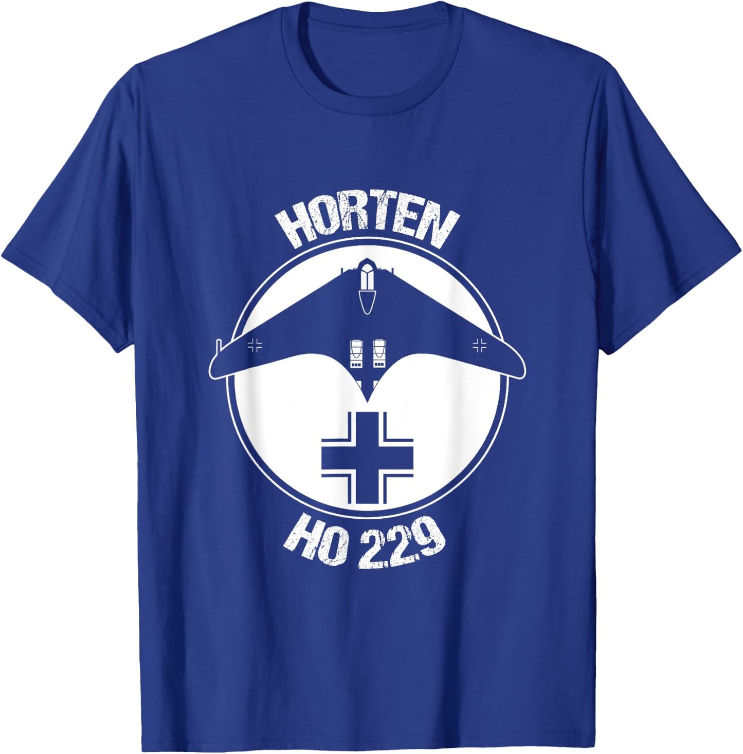 Horten HO 229 Flying Wing Warbird Luftwaffe Balkenkreuz Gift T-Shirt - T-Shirt | Royal