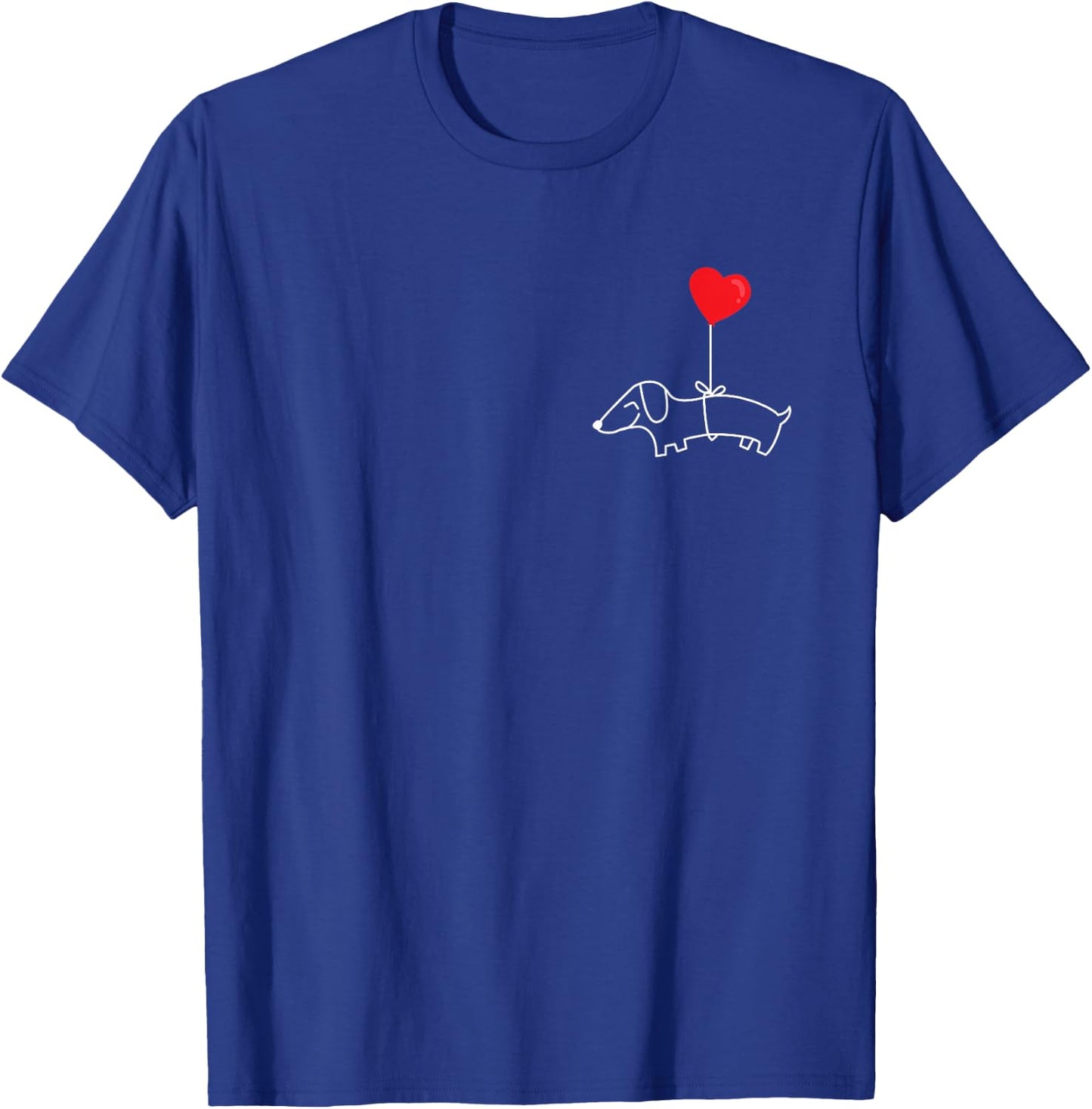 with Dachshund Dacheliebe Heart Dachshund Daggel Dachel, black T-Shirt - T-Shirt | Royal