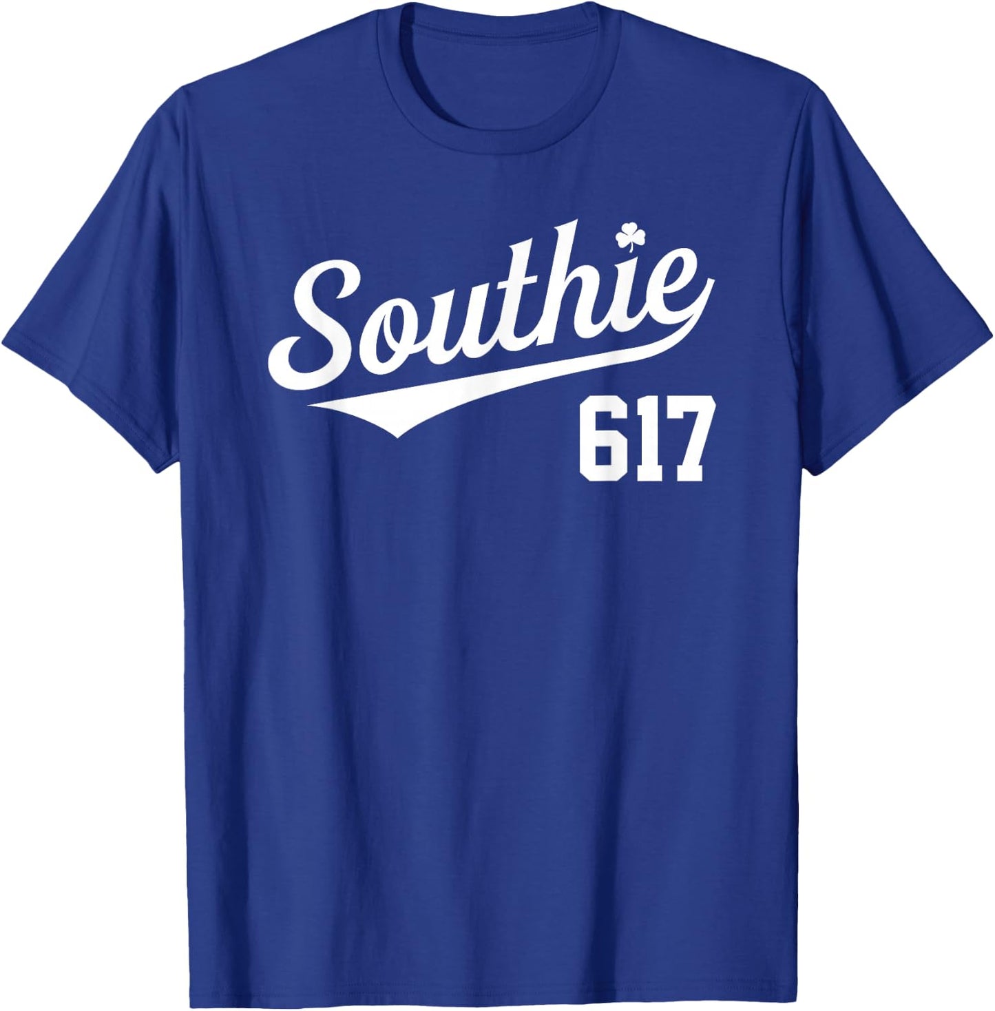 Southie 617 Area Code South Boston Massachusetts Irish T-Shirt - T-Shirt | Royal