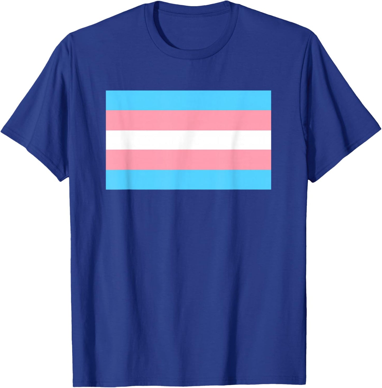 Transgender Flag Trans Pride T-Shirt - T-Shirt | Royal