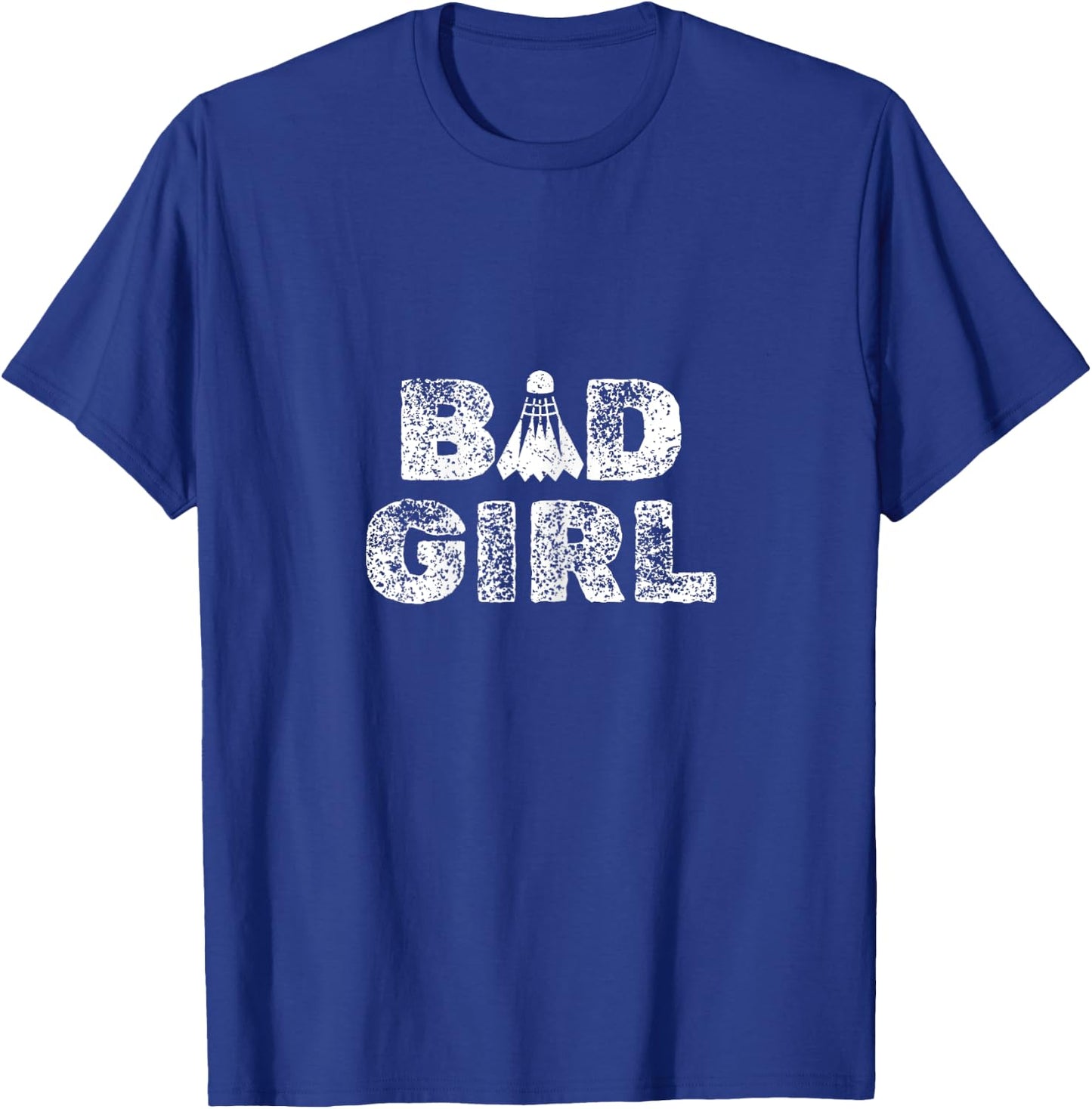 Bad Girl Badminton Flying T-Shirt - T-Shirt | Royal