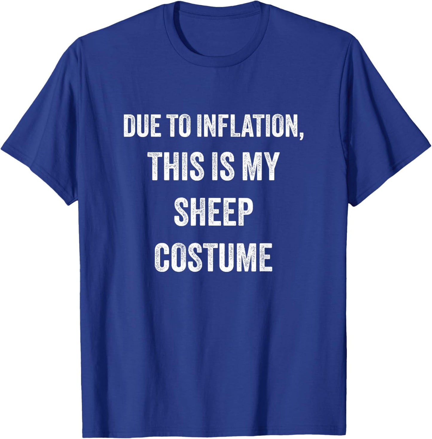 Sheep Halloween Costume T-Shirt - T-Shirt | Royal