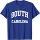 South Carolina - Throwback Design - Classic T-Shirt - T-Shirt | Royal