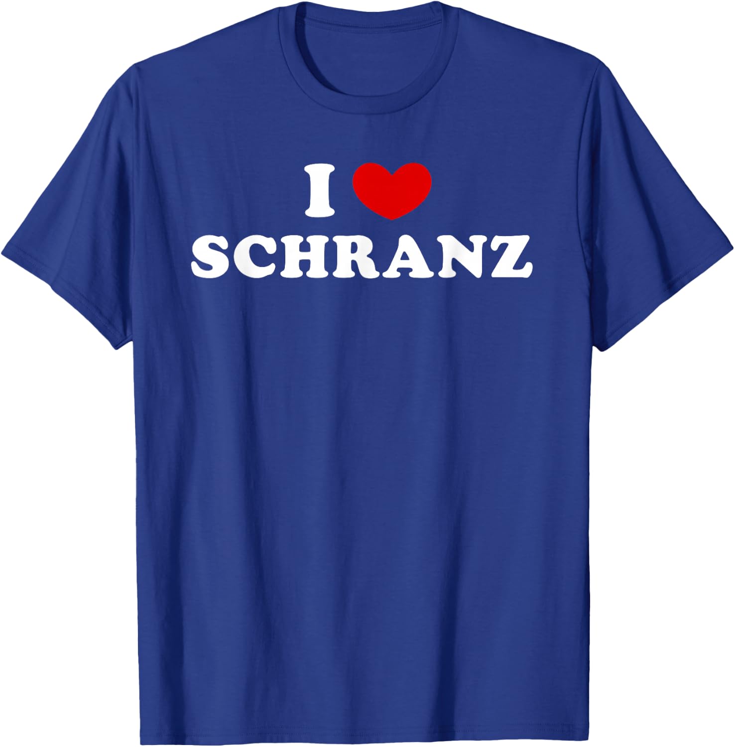with German Text "Ich liebe Schranz, ich liebe Schranz, black T-Shirt - T-Shirt | Royal