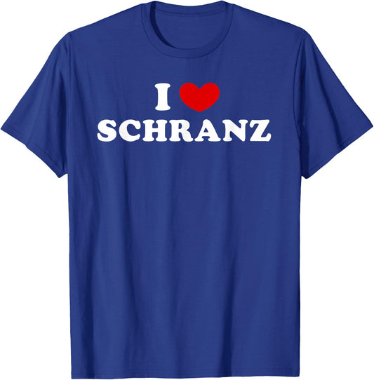 with German Text "Ich liebe Schranz, ich liebe Schranz, black T-Shirt - T-Shirt | Royal