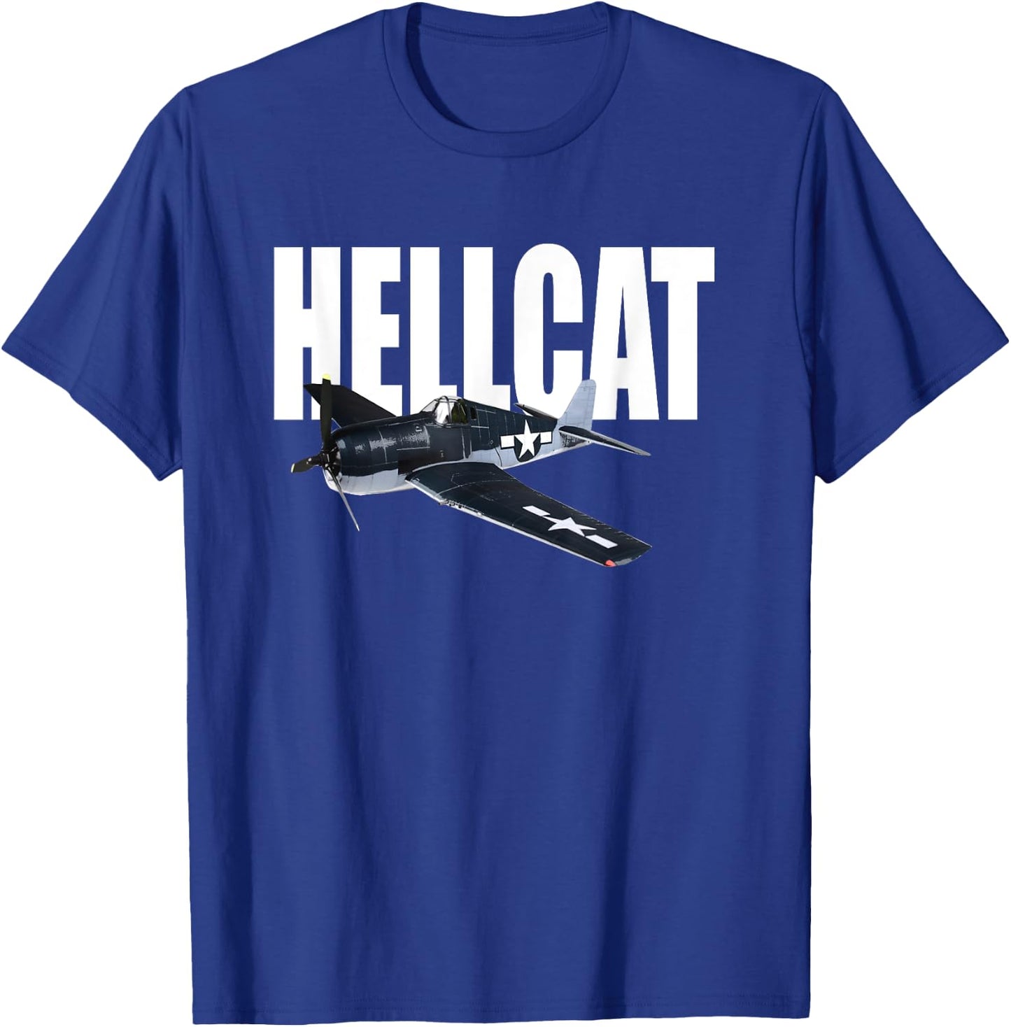 Grumman F6F Hellcat 2. Weltkrieg Flugzeug T-Shirt - T-Shirt | Royal