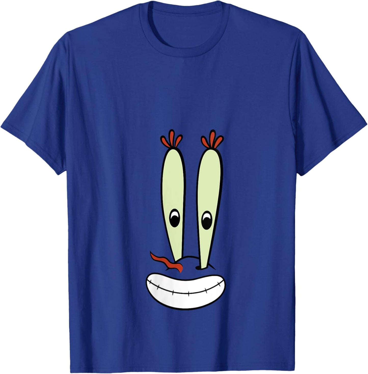 SpongeBob SquarePants Halloween Mr. Krabs Big Face Costume V-Neck T-Shirt - T-Shirt | Royal