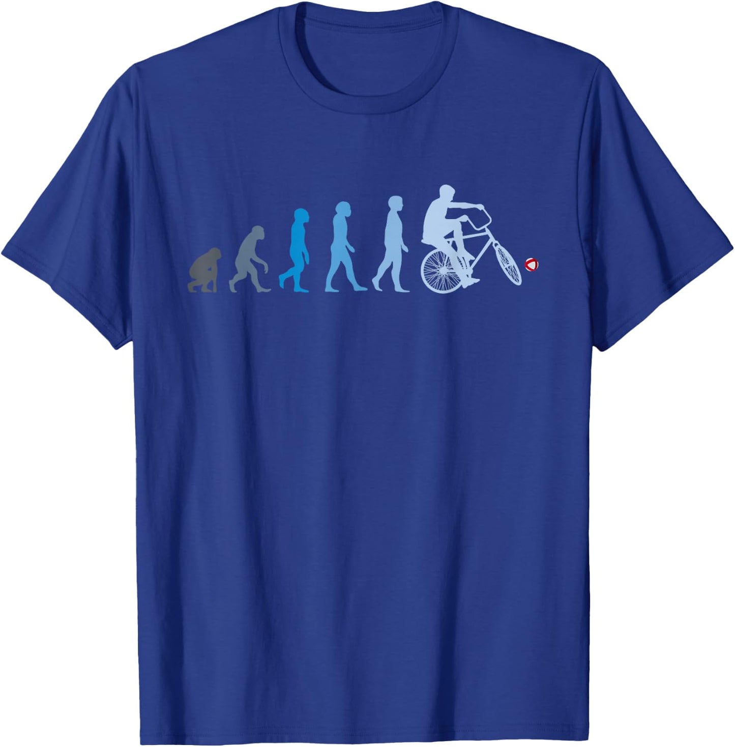 Radball - Cycleball - Evolution T-Shirt - T-Shirt | Royal