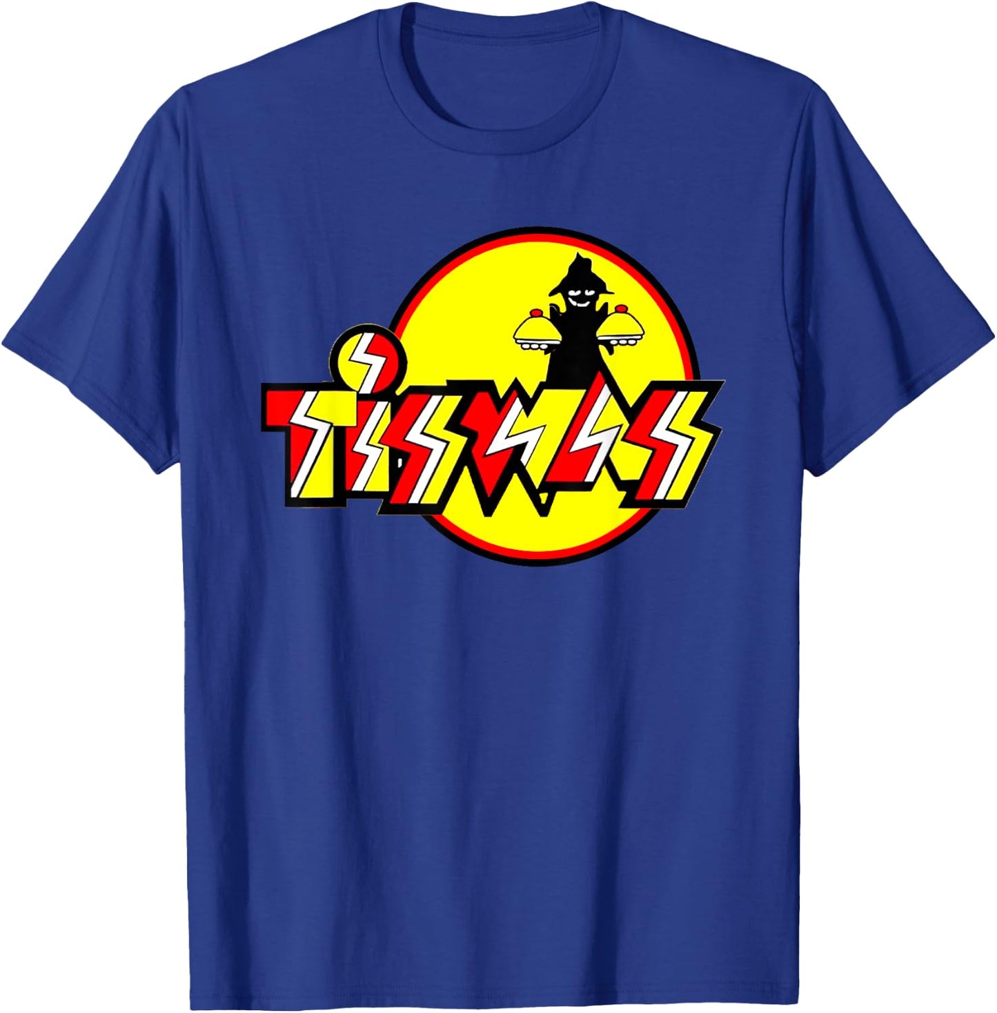 Retro Vintage 1970's 1980's Tiswas T-Shirt - T-Shirt | Royal