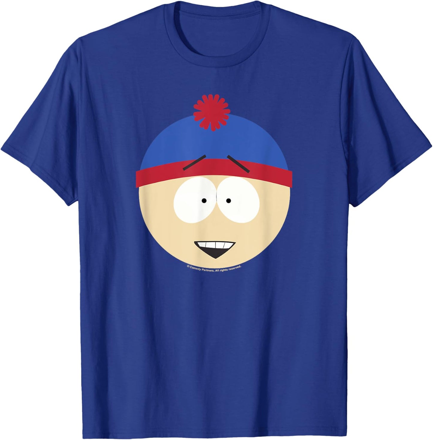 South Park Stan Smile Face Halloween T-Shirt - T-Shirt | Royal