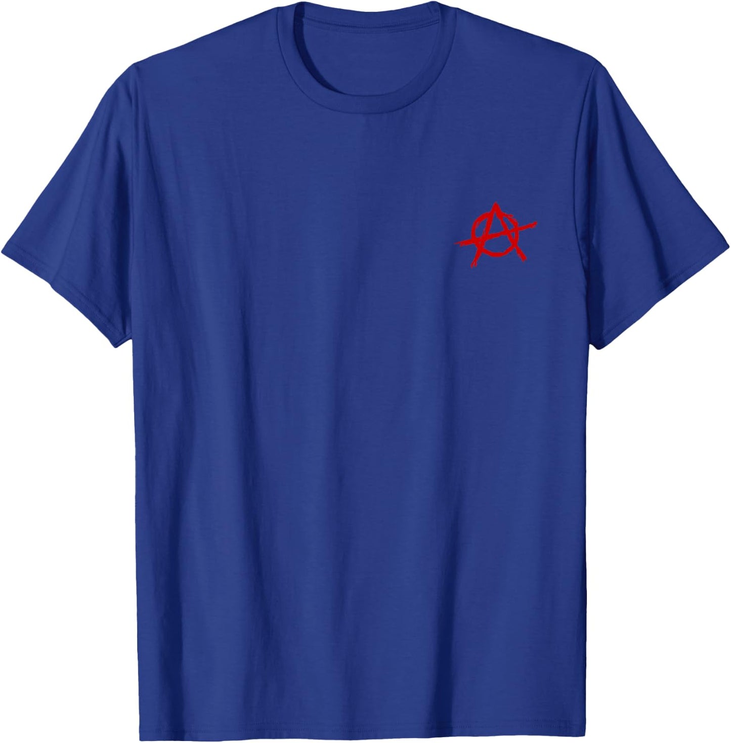 Anarchy, sign, A red black, pirate, rebel, punk, anti, left T-Shirt - T-Shirt | Royal