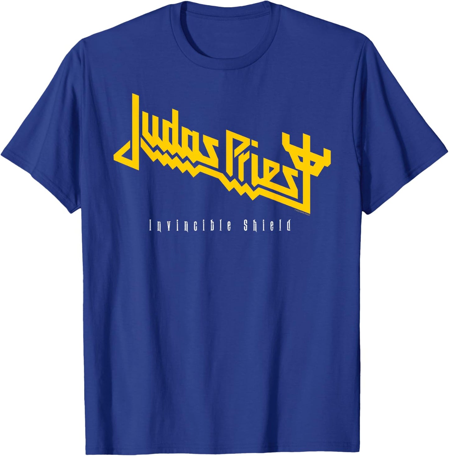 Judas Priest Invincible Shield Yellow T-Shirt - T-Shirt | Royal
