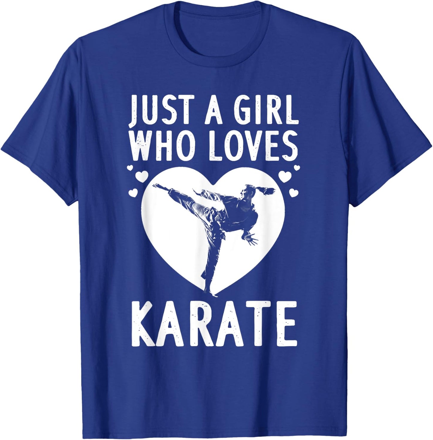 Funny Karate Girls Karate Black Belt Martial Arts T-Shirt - T-Shirt | Royal